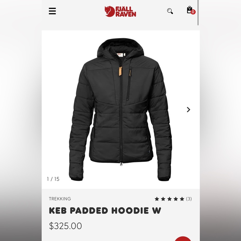 Fjallraven - Keb Padded Hoodie W